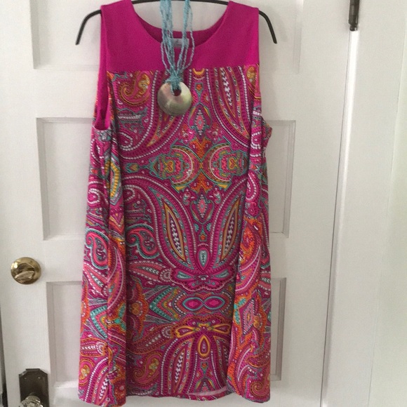 Jude Connally Dresses & Skirts - Jude Conally paisley dress large Euc Made in USA flawless